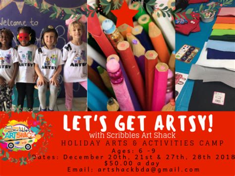 Lets Get Artsy Holiday And Activities Camp