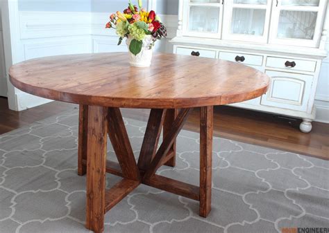 Yes there are millions of ways to make tops, these are two of my favorites. Hometalk | DIY Round Trestle Dining Table