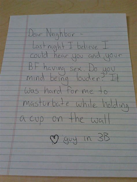 the 50 funniest neighbor notes ever