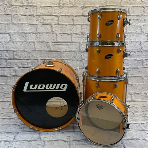 Ludwig Rocker Elite 5 Piece Drum Kit Reverb