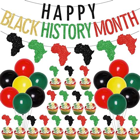 Black History Month Decorations Happy Black History Month Banner