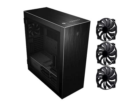 Msi Mpg Sekira 500p Full Tower Gaming Computer Case Black 4x 120mm