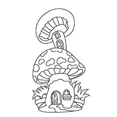 Free printable fairy's mushroom house coloring page. Top 25 Free Pritable Mushroom Coloring Pages Online