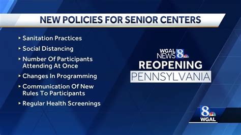 Pennsylvania Department Of Aging Issues Reopening Guidance For Senior Centers Adult Day Centers