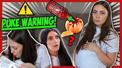 I Tried The Weirdest Celebrity Pregnancy Cravings Ew Youtube
