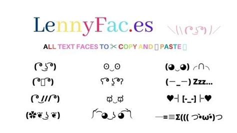 Lenny Face ͡° ͜ʖ ͡° To Copy And Paste Emoji Texts Face Emoticon