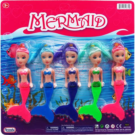 Wholesale Colorful Mermaid Dolls 5 Pack 5 5