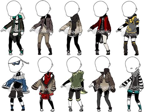 Adopt Outfit Closed Anime Outfits Art Clothes Clothing Sketches