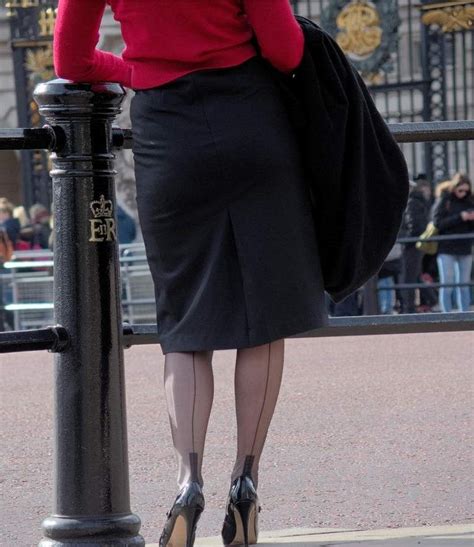 Stockings In Public Suspender Bumps Womens Fashion Classic Fashion