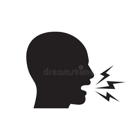 Head Screaming Side Stock Illustrations 179 Head Screaming Side Stock