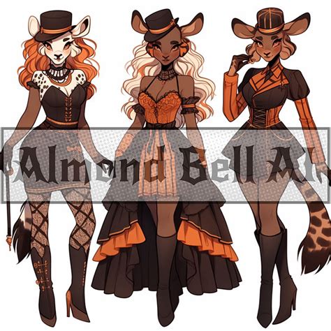 Beautiful Anthro Models In Brown Adopt By Almondbell On Deviantart