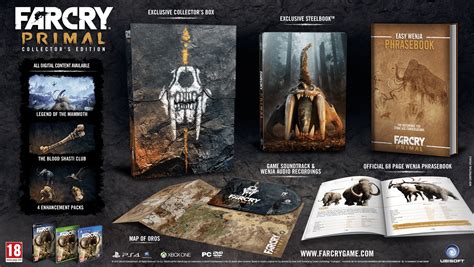 The collector's edition is thicc. Far Cry Primal Collector's Edition and pre-order details