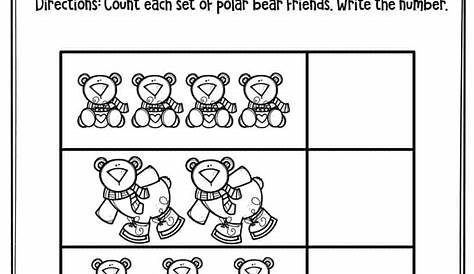 polar bear worksheets for preschoolers