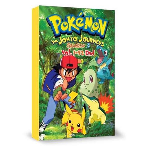 Pokemon Season 3 The Johto Journeys 6 Disc Box Set