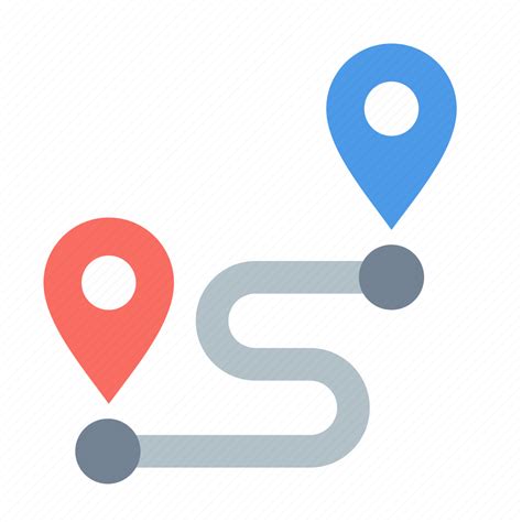 Map Pin Route Icon Download On Iconfinder On Iconfinder