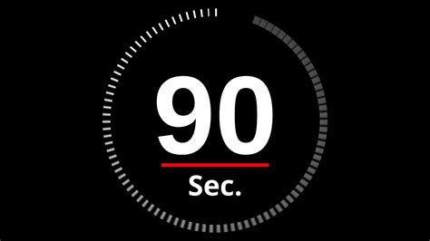 90 Second Countdown No Sound 15 Minute Countdown No Music No Alarm