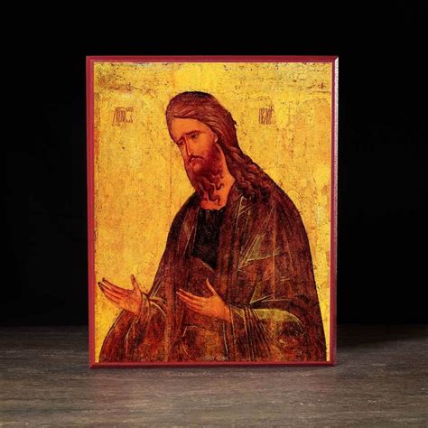 Monument to the genius russian icon painter andrei rublev in vladimir. Saint John the Baptist (Rublev) Icon - S168 | John the ...