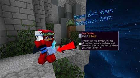 New Bed Wars Rotating Item The Ice Bridge Hypixel Bed Wars Youtube