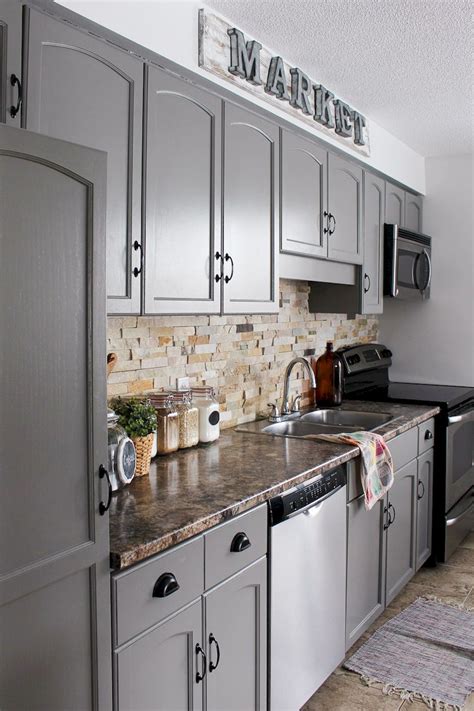 90 Best Farmhouse Gray Kitchen Cabinet Design Ideas Roomodeling