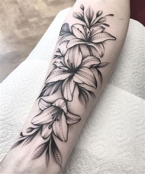 Lily Tattoo Sleeve Tiger Lily Tattoos