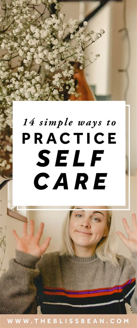 14 Simple Ways To Practice Self Care Via The Bliss Bean Self Care