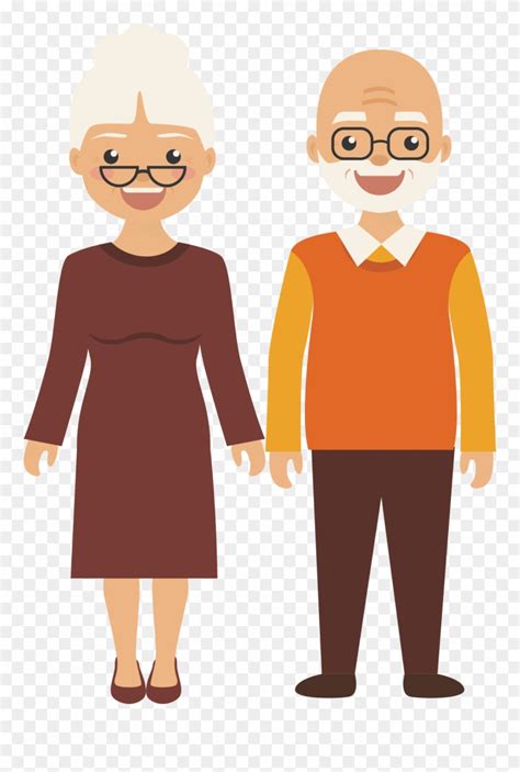 Happy Old People Clipart