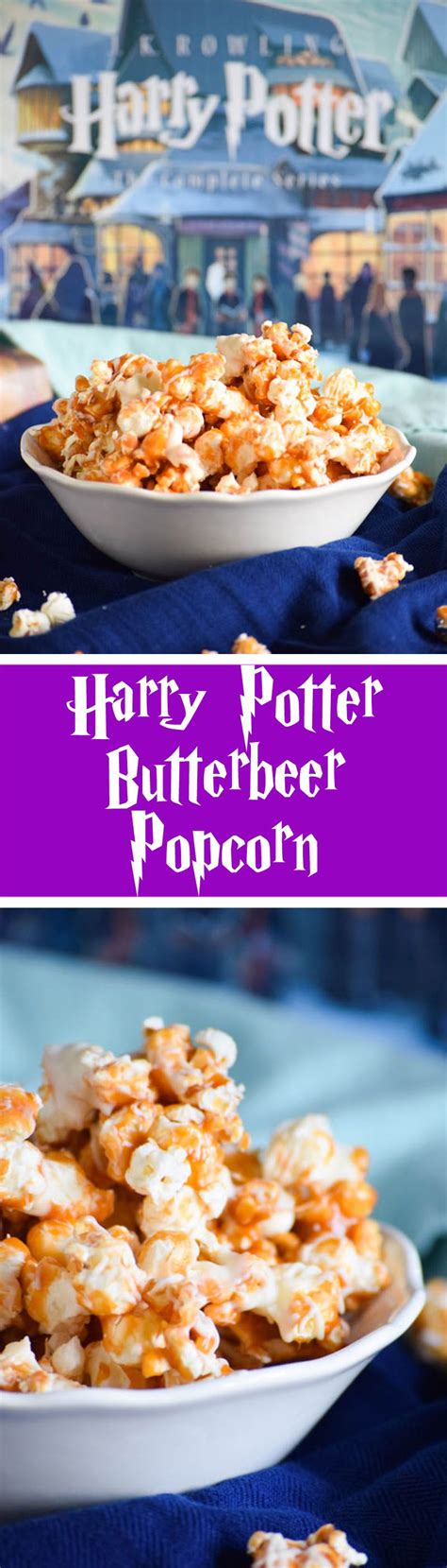Harry Potter Butterbeer Popcorn The Perfect Snack For Your Witches And Wizards Beaux Desserts