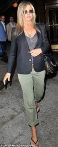 Jennifer Aniston Hides Behind Her Sunglasses On Nigdark Dayht Out In