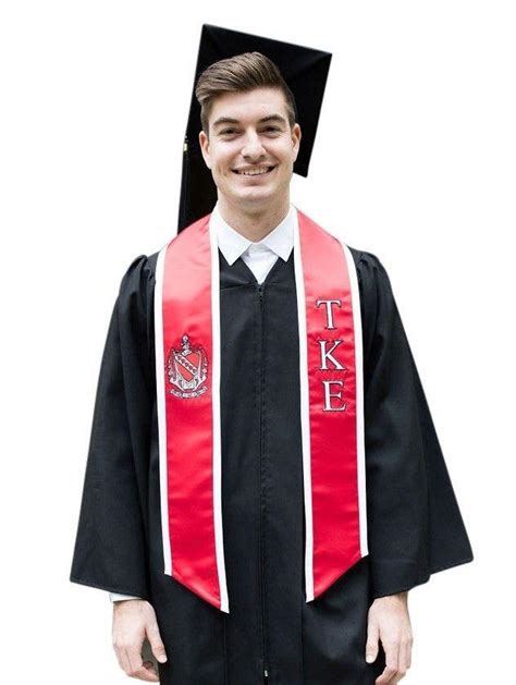 Tau Kappa Epsilon Fraternity Sorority Graduation Stole