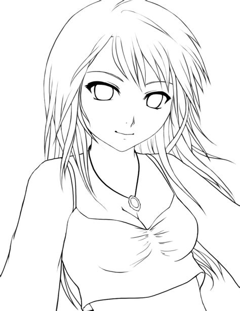 Easy Anime Girl Drawing At Getdrawings Free Download