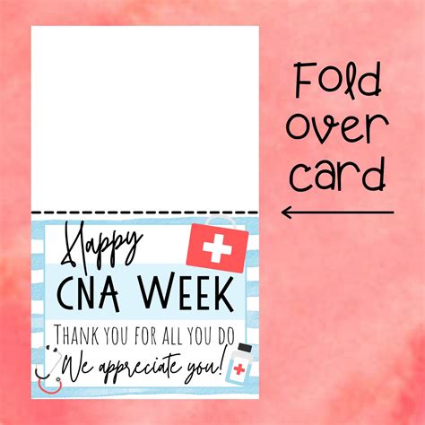 Happy CNA Appreciation Week Greeting Card Nurse's Aid | Etsy