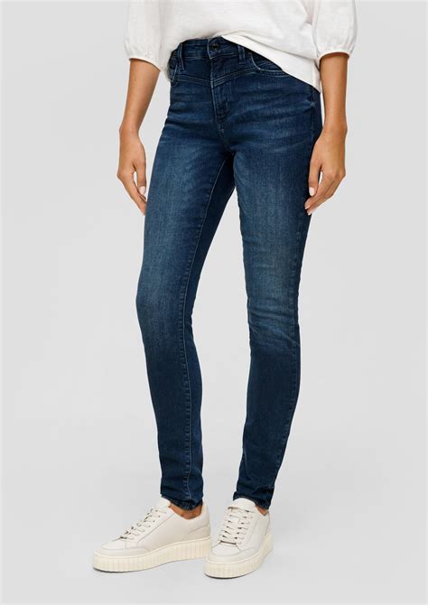 Jeans Izabell Skinny Fit Mid Rise Skinny Leg Blau Soliver