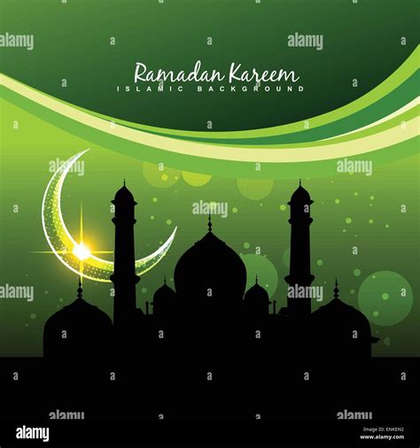 Vector Green Ramadan Kareem Design Background Stock Vector Image And Art