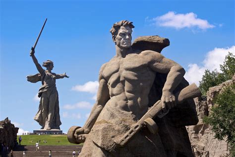 Monuments In Volgograd Russia