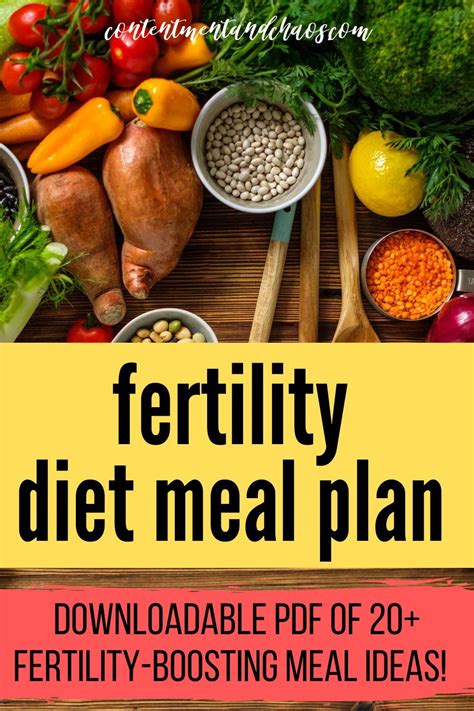 Fertility Diet Meal Plan And Ideas Downloadable Pdf Fertility Foods Foods To Boost