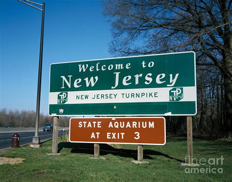 New Jersey Welcome Sign Photograph By Rafael Macia Fine Art America