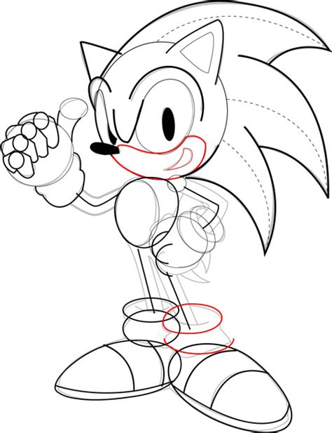 How To Draw Sonic The Hedgehog In Easy Drawing Tutorial How To Draw Step By Step Drawing Tutorials