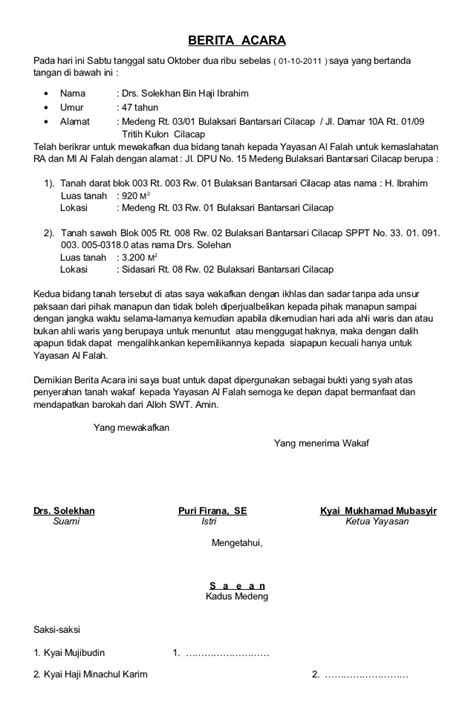 Sebenarnya, apa sih peran kop surat tersebut, apakah sepenting itu? Contoh Berita Acara untuk Berbagai Macam Acara