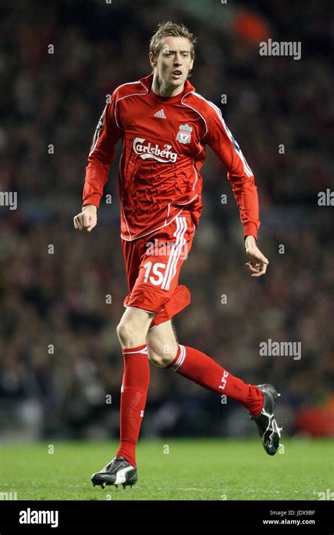 Peter Crouch Liverpool Fc Anfield Liverpool England 08 April 2008 Stock