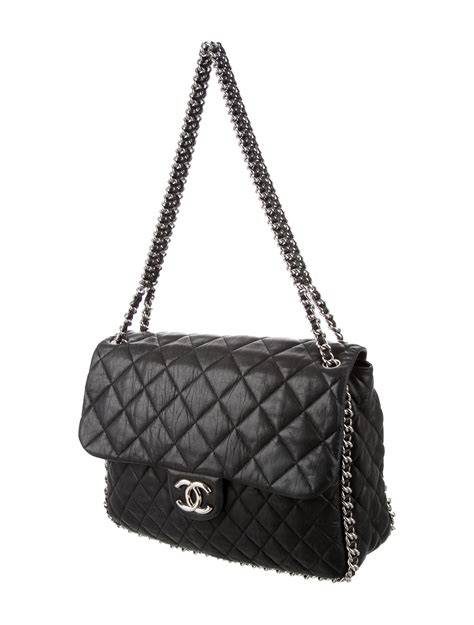 Chanel Chain Around Maxi Flap Bag Handbags Cha181803 The Realreal