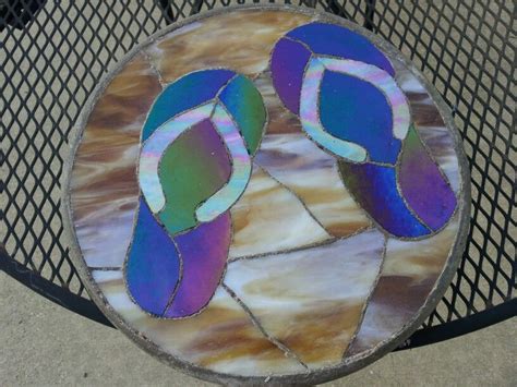 Pin By Debbie Watters On Stained Glass Stepping Stones Made By Me Stained Glass Art Mosaic