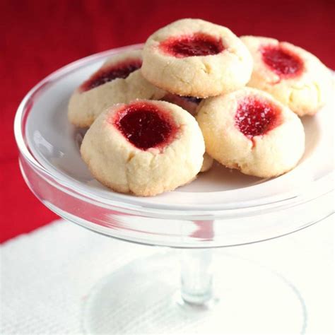 Jam Thumbprint Cookies A Bakers House