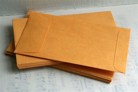 Manila Coin Envelopes Set Of 20 Small Manilla Envelopes For Crafts
