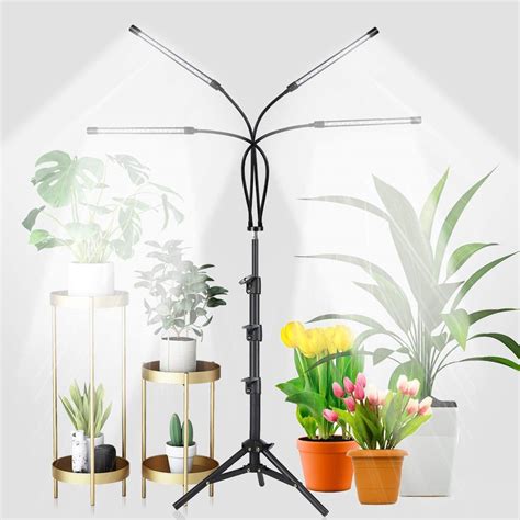 Grow Light With Stand 80 Led 5500k Full Spectrum Floor Lamp Plant