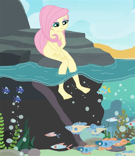 Explicit Artist Php Edit Fluttershy Fish Human