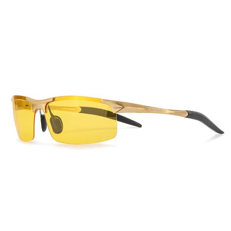 night vision glasses for driving shooting hd yellow polarized lens anti ebay