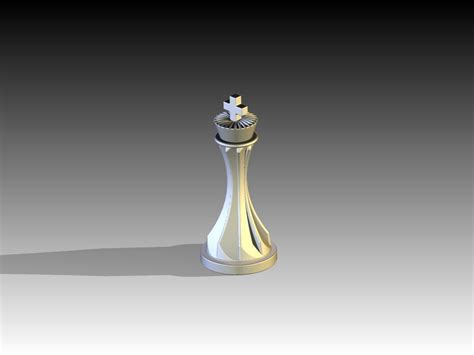 King Chess Piece 3d Printable Model Cgtrader