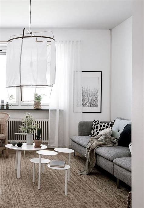 Cozy Home In Natural Tints Via Coco Lapine Design Scandi Living Room
