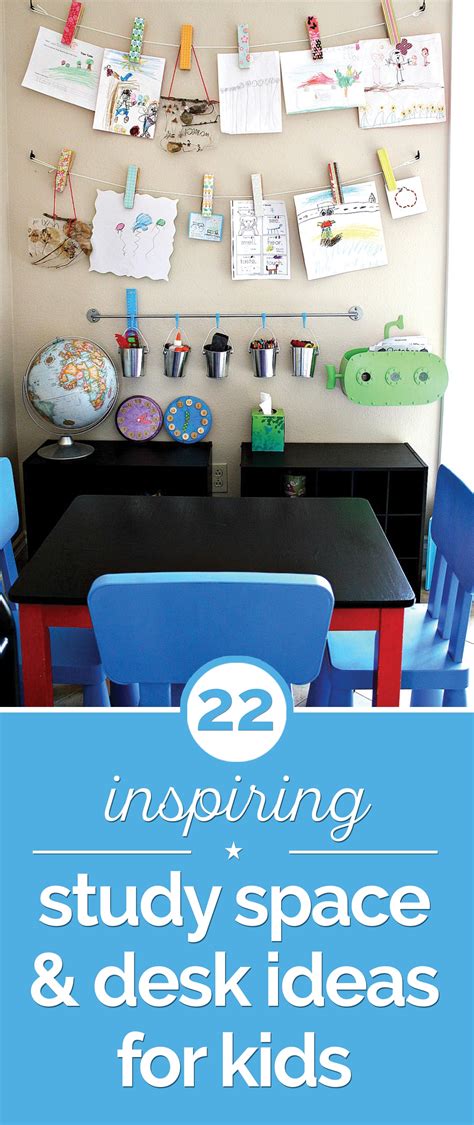 22 Inspiring Study Space And Desk Ideas For Kids Thegoodstuff