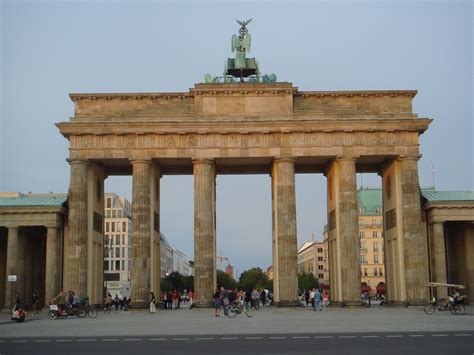 Puerta De Brandenburgo Berlin Alemania Puerta De Brandenburgo